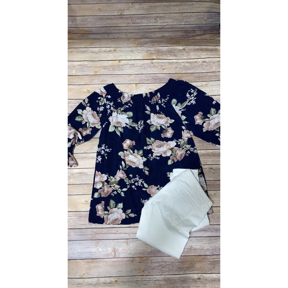 Floral off the Shoulder Blouse